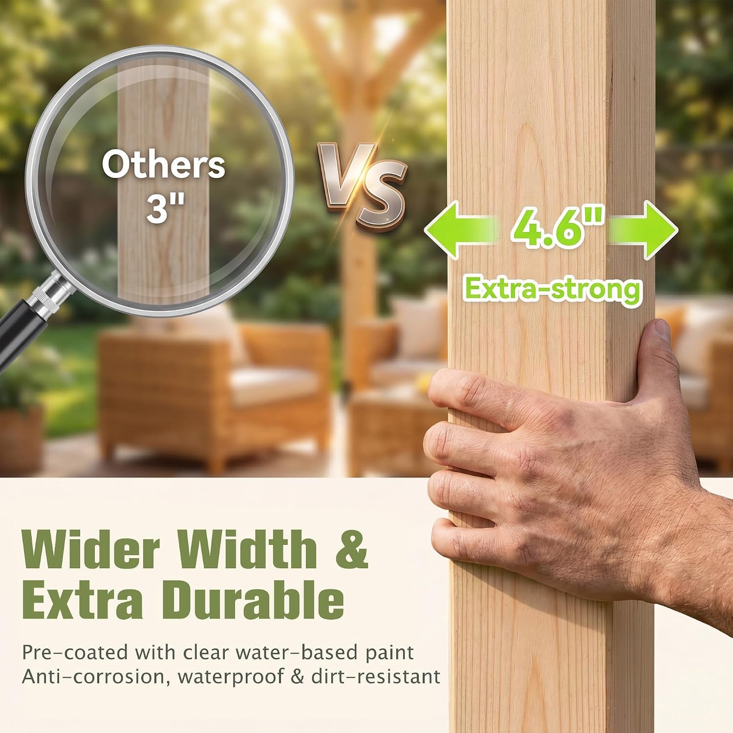 10' X 12' Wooden Gazebo,Patio Hardtop DIY Color Gazebo Wood | Permanent Pavilion with Galvanized Steel Double Metal Roof for Backyard, Deck(Windproof, Snow-Load Bearing,Rustproof)
