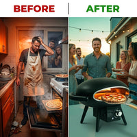 Propane Outdoor Pizza Oven Gas Pizza Oven — Before & After