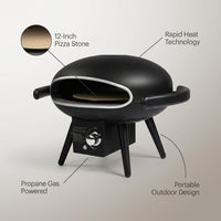 Propane Outdoor Pizza Oven Gas Pizza Oven — infographic